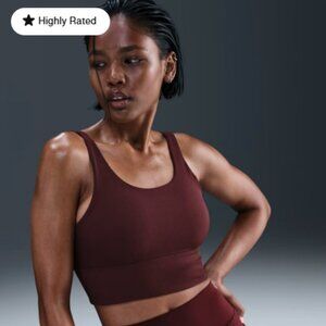 NWOT Nike Zenvy Rib Light-Support Sports Bra Size Medium